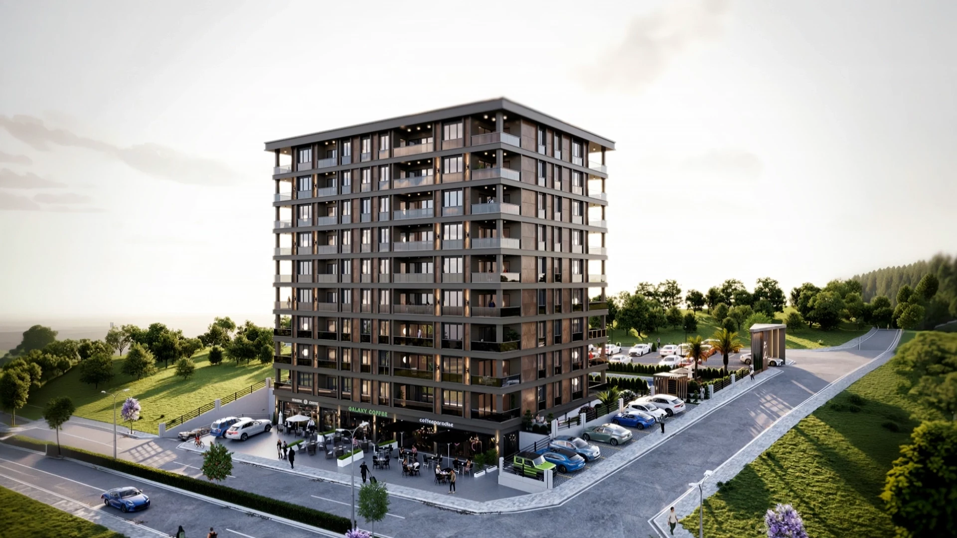 İkon Ordu projesinin dış cephe görünümü